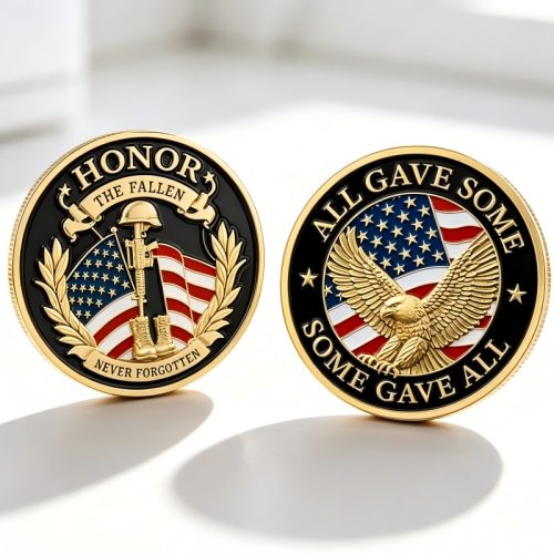 Custom 3D Enamel Coins