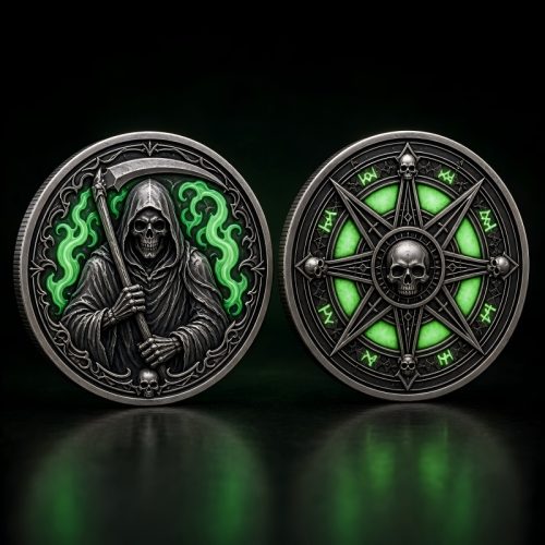 Custom Glow Enamel Coins